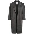 PIECES Women's Pcdorita 3/4 Coatigan Noos Coat, Grey (Dark Grey Melange Dark Grey Melange), 14 (Size: Large)