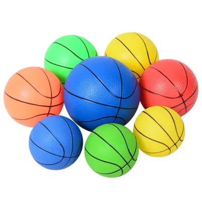 Petit ballon de basket-ball en caoutchouc pour enfants football jeux de sport interactifs pour