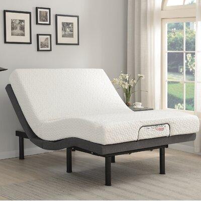 Alwyn Home Darwen 15" Massaging Zero Gravity Adjustable Bed w/ Wireless Remote | 15 H x 78.75 W x 79 D in | Wayfair