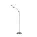 Latitude Run® 54" LED Swing Arm Floor Lamp Metal in Gray | 54 H x 9 W x 16 D in | Wayfair 39B3E4A48A114382B83BFDA9E8A9B322