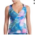 Nike Swim | Nike Layered Cross Back Tankini Top | Color: Blue/Purple | Size: Various