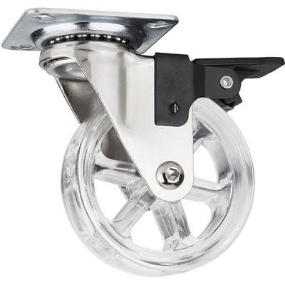 So-tech - Design Möbelrolle rapid Rollen-Ø 75 mm transparent mit Bremse Tragkraft 35 kg Image
