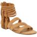 Wide Width Women's The Eleni Sandal by Comfortview in Tan (Size 11 W)