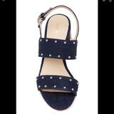 Nine West Shoes | Block Heel Sandals | Color: Blue | Size: 9