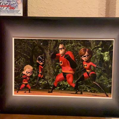 Disney Wall Decor | Incredibles Collectible Lithograph W/Dvd | Color: Red | Size: 11” By 17”