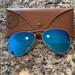 Ray-Ban Accessories | Blue Ray Ban Aviators | Color: Blue | Size: Os
