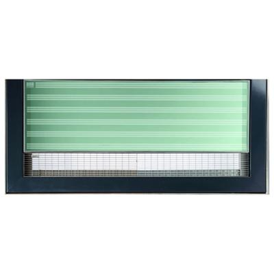 ACO Designabdeckung Vario Teilglas mit Maschenrost, 1000x600 mm, Anthrazit,wandseitig