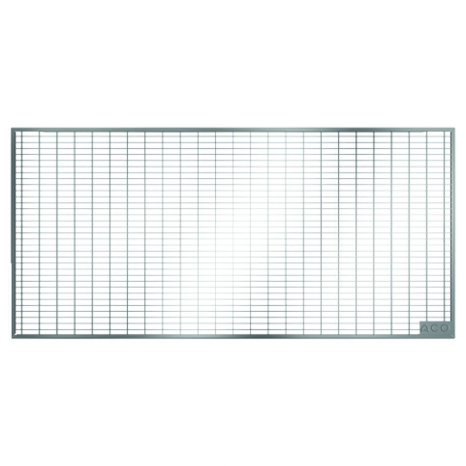 ACO Maschenrost für 4-seitiges Aufstockelement Stahl verzinkt begehbar, 1000x600 mm, Masche 30/30 Image