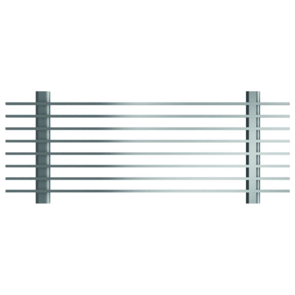 ACO Längsstegrost Längsstabrost für Lüftungskasten Edelstahl, 1000x150 mm, Längsstabrost Image