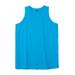 Men's Big & Tall Shrink-Less™ Lightweight Tank by KingSize in Electric Turquoise (Size 7XL) Shirt