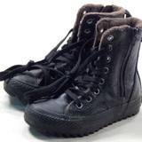 Converse Shoes | Converse Youth Ct Hi Hillcrest Black Leather Boots | Color: Brown | Size: 12b