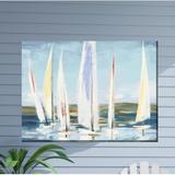 Longshore Tides Mignon Wind In The Sails Outdoor Canvas Art All-Weather Canvas | 30 H x 40 W x 1.5 D in | Wayfair D55BF60DA8CC4904BC68EE48756DAED3