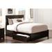Kindig 2 Drawer Solid Wood Platform Bed by Viv + Rae™ kids Wood in Brown | 41.375 H x 43.625 W x 82.625 D in | Wayfair BCHH7930 41958482
