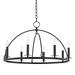 Hudson Valley Lighting Howell 32 Inch 8 Light Chandelier - 9532-AI