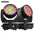 Faisceau LED 19x15W RGBW avec Zoom lavage et tête mobile éclairage de scène pour DJ Disco fête Bar