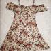 American Eagle Outfitters Dresses | American Eagle Floral Dress | Color: Cream | Size: 4