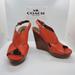 Coach Shoes | Coach Jamila Platform Wedge Sandal In Red | Color: Red | Size: 8.5