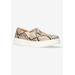 Women's Maribel Sneakers by Bella Vita in Taupe Snake (Size 9 1/2 M)