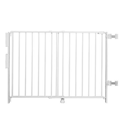 Regalo Top of Stairs Metal Pet Gate with Banister Kit, 2" L X 43" W X 30.5" H
