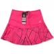 Jupe de badminton courte avec short de sécurité pour femme jupe de sport rayée pour fille jupe