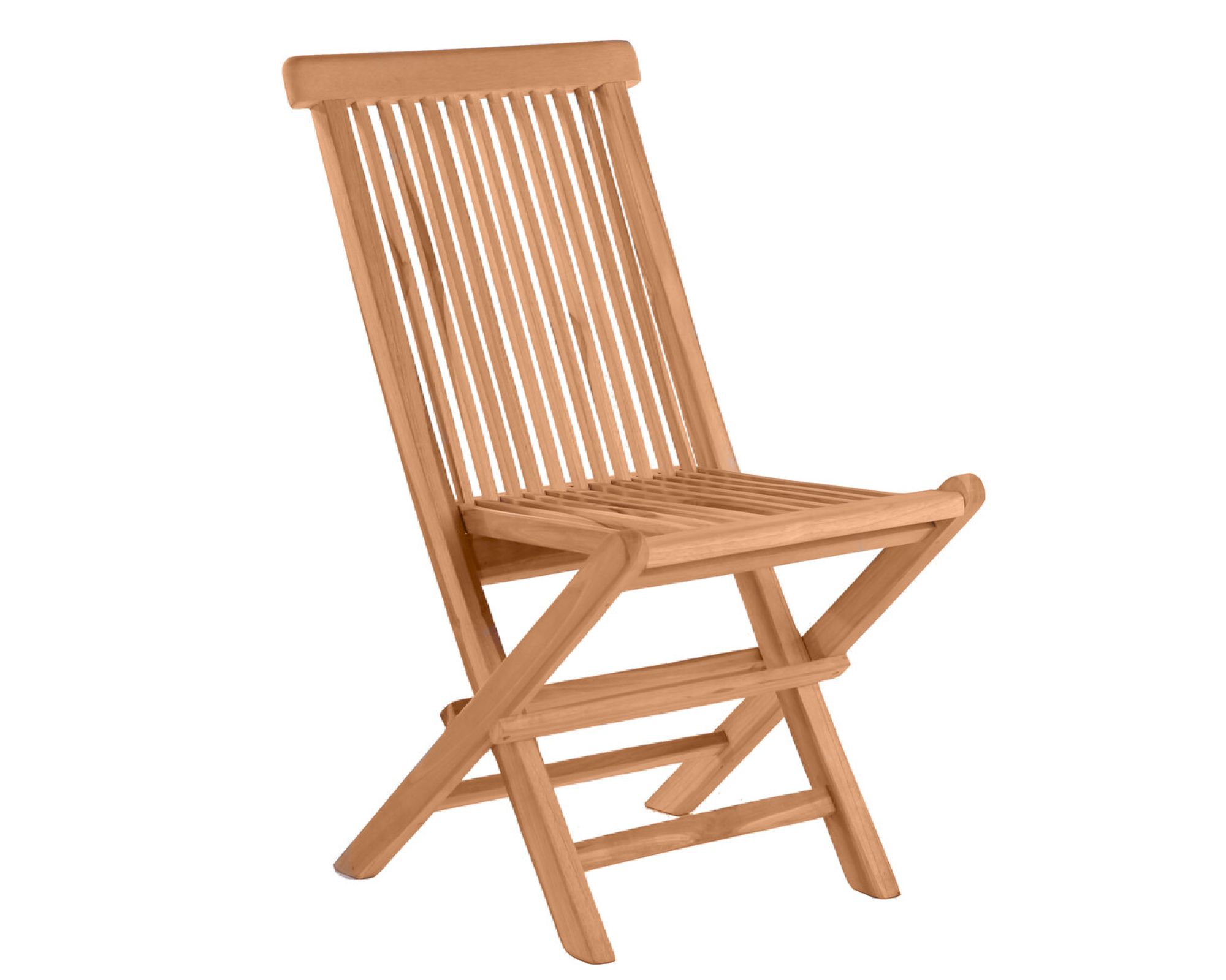 Möbilia »Teak« Gartenstuhl 2er-Set Teakholz / mit Armlehnen