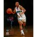 "Muggsy Bogues Charlotte Hornets Unsigned Hardwood Classics Dribble Spotlight Photograph"