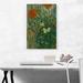 ARTCANVAS Butterflies & Poppies 1889 by Vincent Van Gogh - Wrapped Canvas Painting Canvas | 26 H x 18 W x 0.75 D in | Wayfair GOGH16-1S-26x18