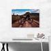 ARTCANVAS Dirt Bike Motocross Road - Wrapped Canvas Photograph Print Canvas, Wood in Black/Blue/Brown | 18 H x 26 W x 1.5 D in | Wayfair