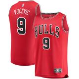 Men's Fanatics Branded Nikola Vucevic Red Chicago Bulls Fast Break Road Replica Jersey - Icon Edition
