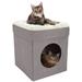 Tucker Murphy Pet™ 19" Tolar Folding Cat Condo Plastic in Gray | 19.3 H x 16.4 W x 16.4 D in | Wayfair 202D083DD8924824B928EEAAD198C2E8