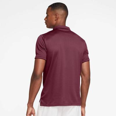 NIKE Herren Tennis Poloshirt "Victory" Kurzarm, Größe S in Weiß