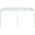 Dcb Garden - cielo - Pergola en polycarbonate et aluminium blanc Blanc