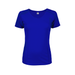 Delta 56535S Women's Dri 30/1's Performance Short Sleeve Top in Royal Blue size Large | Ringspun Cotton
