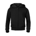 Soffe 7336G Girls Core Fleece Full Zip Hoodie in Black size Small | Cotton Polyester