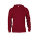 Delta 99200 Fleece Adult Heavyweight Hoodie in Red size Large | Cotton/Polyester Blend