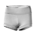 Soffe 1159G Girls High Rise Slay Shortie in Silver Metallic size XS | Polyester/Spandex Blend