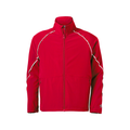 Soffe 1026Y Youth Game Time Warm Up Jacket in Red size XS | Polyester/Spandex Blend