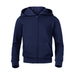 Soffe 7336G Girls Core Fleece Full Zip Hoodie in Navy Blue size Large | Cotton Polyester
