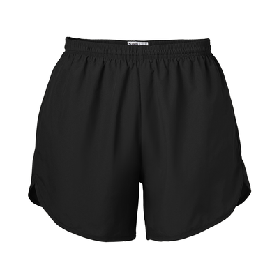 Soffe M022 Dri Adult Running Short in Black size Small | Polyester