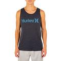 Hurley Herren One and Only Graphic Tank Top T-Shirt, Black Heather/Noise Aqua, Groß