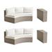 Pasadena Tailored Furniture Covers - 5 pc. Sofa Set Single Cover, Sand - Frontgate