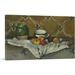 ARTCANVAS Still Life w/ Jar, Cup, & Apples 1887 - Print Canvas | 12 H x 18 W x 0.75 D in | Wayfair CEZANNE37-1S-18x12