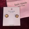 Kate Spade Jewelry | Kate Spade Bright Faceted Cz Round Stud Earrings | Color: Gold | Size: Os