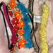 Brandy Melville Accessories | Floral Headbands | Color: Orange/Pink | Size: Os