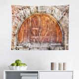 East Urban Home Ambesonne Rustic Tapestry, Vintage Historical Door Weatered Elements Past Times Entrance | 23 H x 28 W in | Wayfair