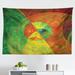 East Urban Home Ambesonne Psychedelic Tapestry, Abstract Surreal Fractal Dreamlike Fantasy Harmony Of Color Theme | 30 H x 45 W in | Wayfair