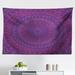 East Urban Home Ambesonne Eggplant Tapestry, Mandala Shape A Kaleidescopic Style Sixties Inspired Oriental Abstract Art | 30 H x 45 W in | Wayfair