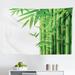 East Urban Home Bamboo Print Tapestry, Modern Image Of Fresh Bamboo Stems Leaves w/ Colors Exotic Nature Themed | 30 H x 45 W in | Wayfair