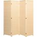 Bayou Breeze Akridge 71" H Solid Wood Folding Room Divider Wood in White | 71 H x 70 W x 1 D in | Wayfair 28B9DB00A10341D5A8245F75557EA1A4