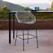 Mistana™ Champlost Outdoor Patio Steel Counter or Bar Stool w/ Rope Metal in Gray | 44 H x 25 W x 23 D in | Wayfair